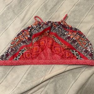 High knock bathing suit top is an XL but fits more like a medium